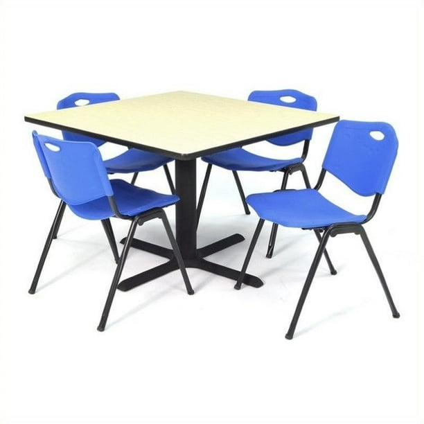Maple Cain 30 Square Breakroom Table